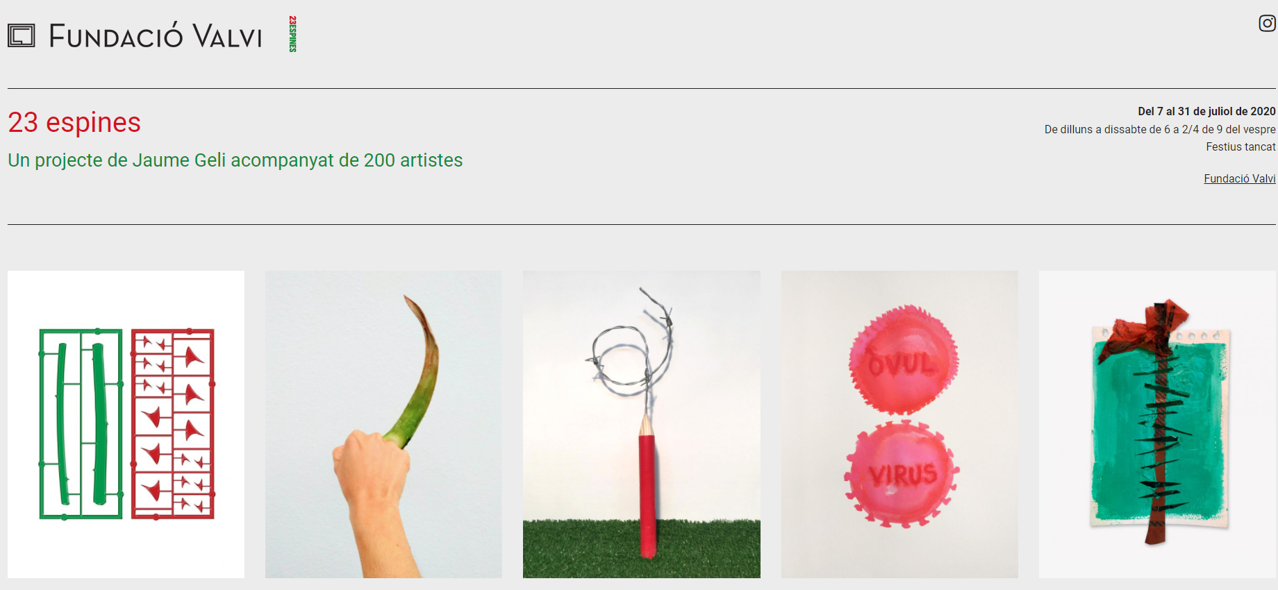 Fundació Valvi - 23 espines